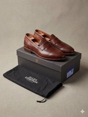 Hand Crafted Allen Edmonds Randolph 2.0  Leather Penny Loafers - Never Worn.